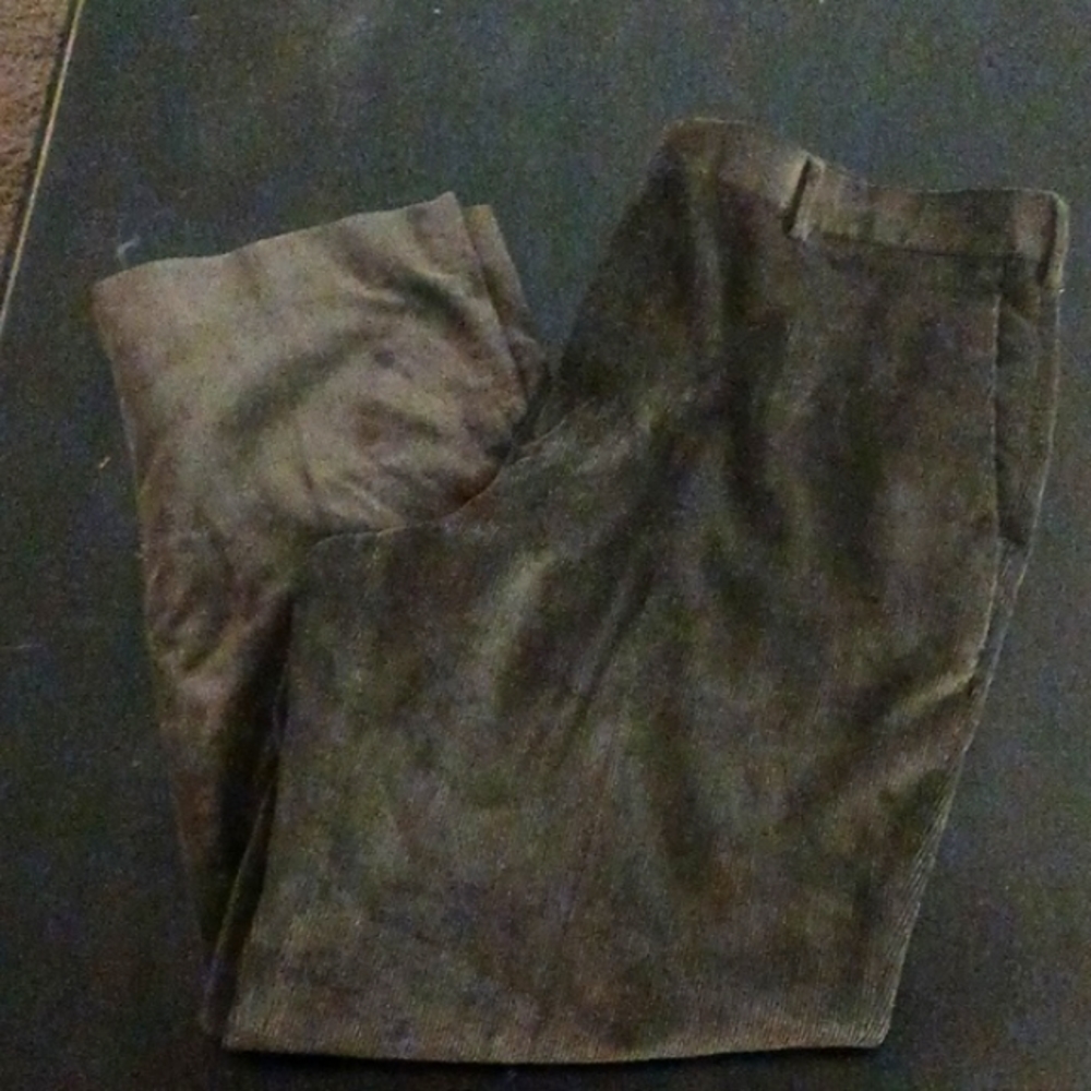 Brown corduroy pants